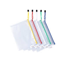 Enveloppe de données transparente Zipbag Deli A5