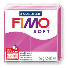 Pâte polymère Fimo Soft 57 G - Rose
