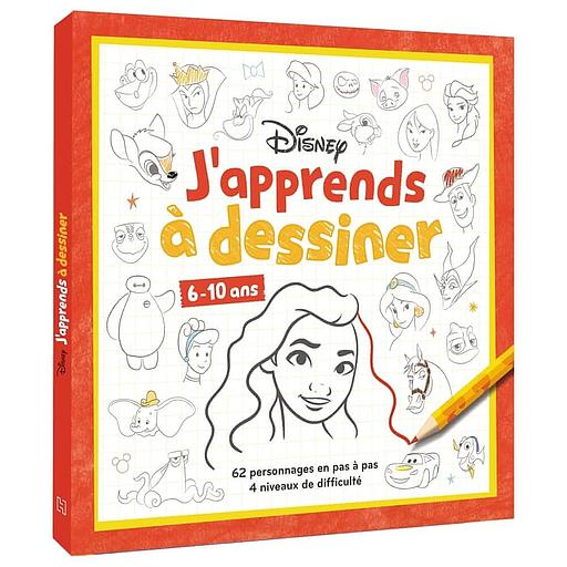 J'apprends à dessiner - 62 personnages en pas à pas, 4 niveaux de difficulté