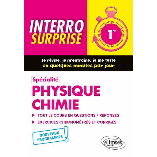 Spécialité physique-chimie 1re