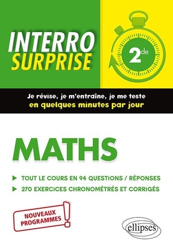 Maths 2de - Nouveaux programmes