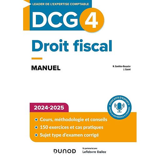 Droit fiscal DCG 4 - Manuel