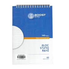 Bloc Sténo A5 140P UNI