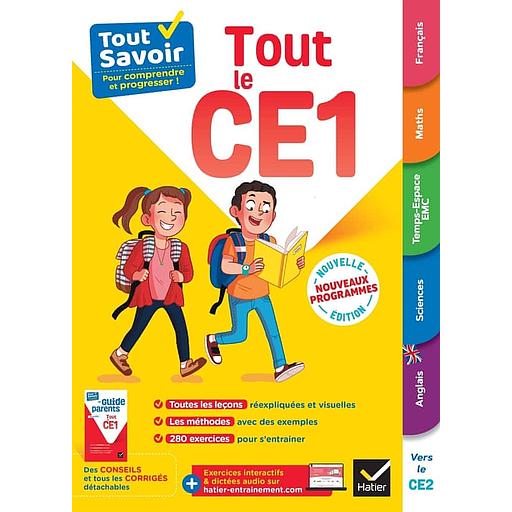 Tout le CE1 - Avec le Guide parents détachable