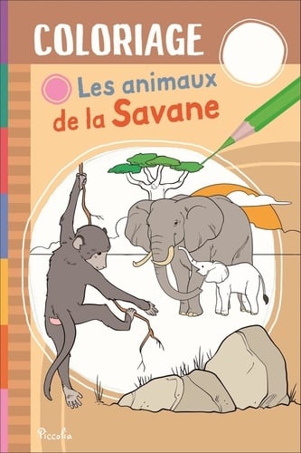 Coloriage - Les animaux de la savane