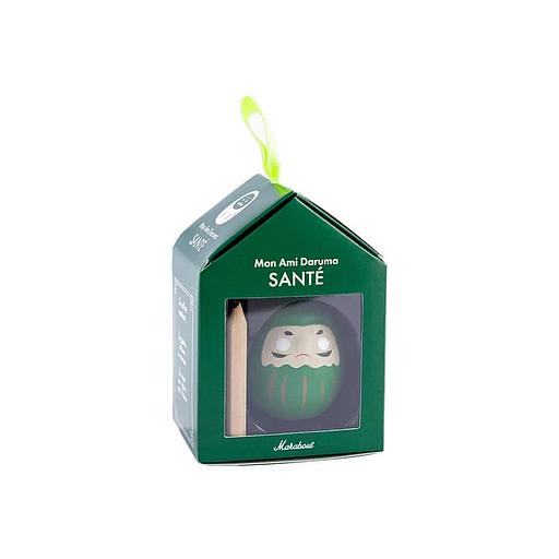 Mon Daruma Santé - Avec une figurine Daruma en céramique et un crayon