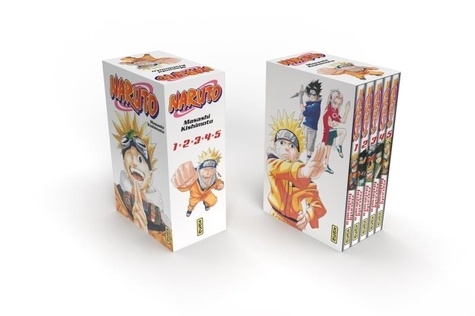 Naruto Tomes 1 à 5 - Coffret en 5 volumes