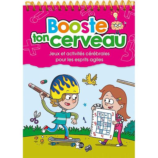 Booste ton cerveau - Des jeux et des activités pour garder un esprit éveillé Rose