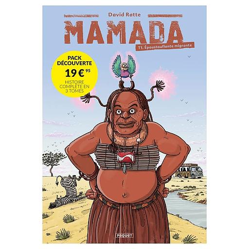 Mamada Intégrale - Pack découverte en 3 volumes : Tome 1, Epoustouflante migrante ; Tome 2, Tonitruante résidente ; Tome 3, Abracadabrante errante