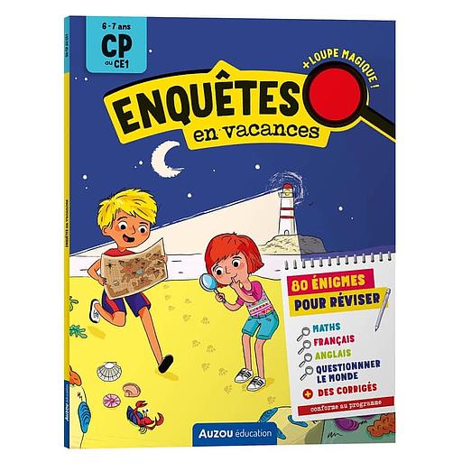 Enquêtes en vacances CP au CE1 - Avec une loupe magique