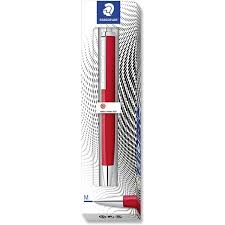 Stylo bille rétractable triplus M Rouge