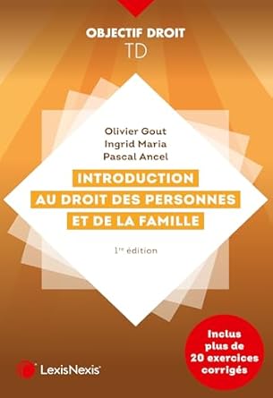 Introduction au droit des personnes et de la famille