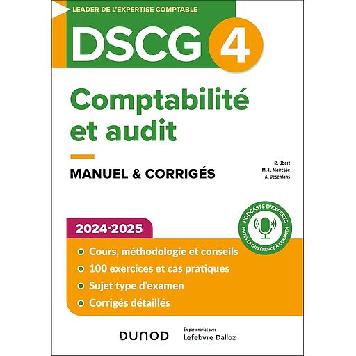 Campus - Dscg 4 - Comptabilité et Audit - Manuel 2024-2025