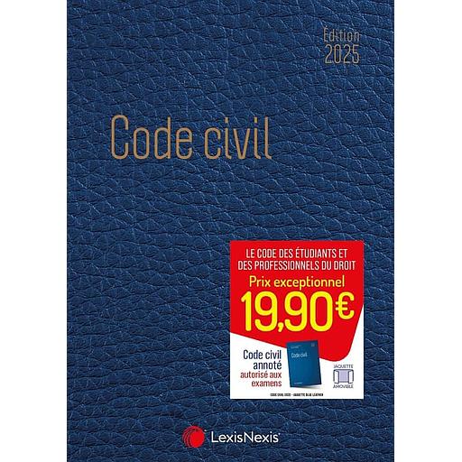 Code civil - Jaquette blue Leather