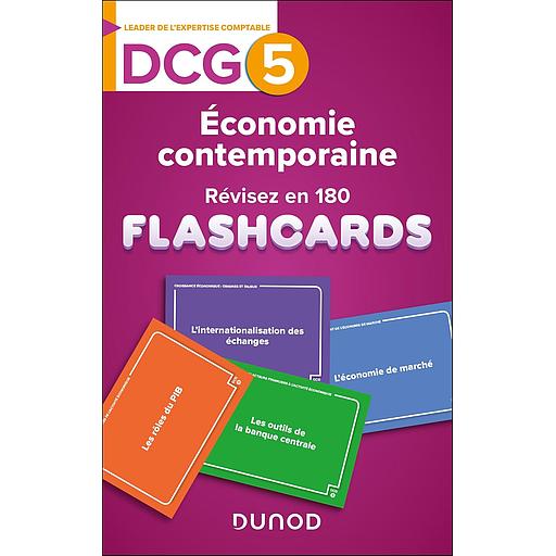 Economie contemporaine DCG 5 - Révisez en 180 flashcards !