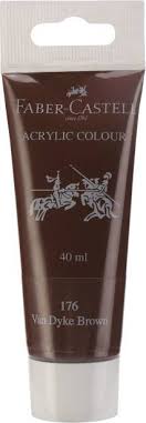 Peinture Acrylique 40ML Marron 176