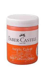 Peinture Acrylique 140ML Cadmium Orange