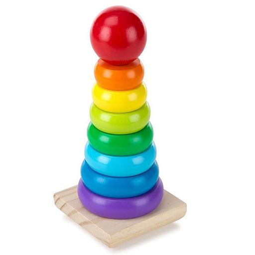 Jouet anneaux por les enfants Jeu en bois à empiler pour les enfants à partir de 3 ans / لعبة حلقات الأطفال لعبة التكديس الخشبية للأطفال من عمر 3 سنوات