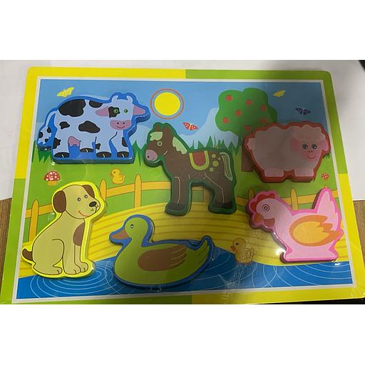 Puzzle wooden Farm animals