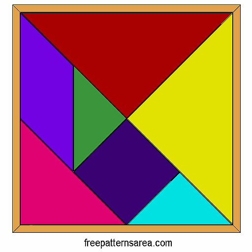Wooden Tangram Puzzle Intelligent  for Kids