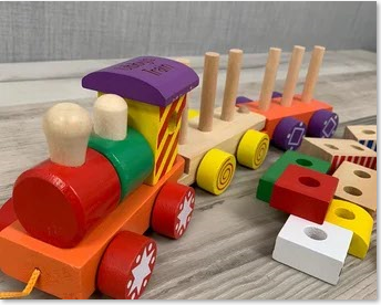 multiple shape block train