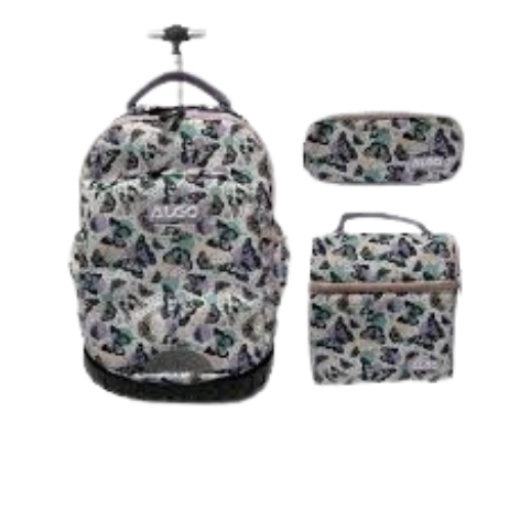 cartable à Roulettes Mariposa 3 Pcs