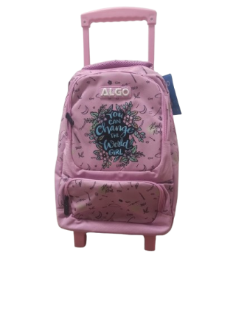Cartable à roulettes Girl World Algo
