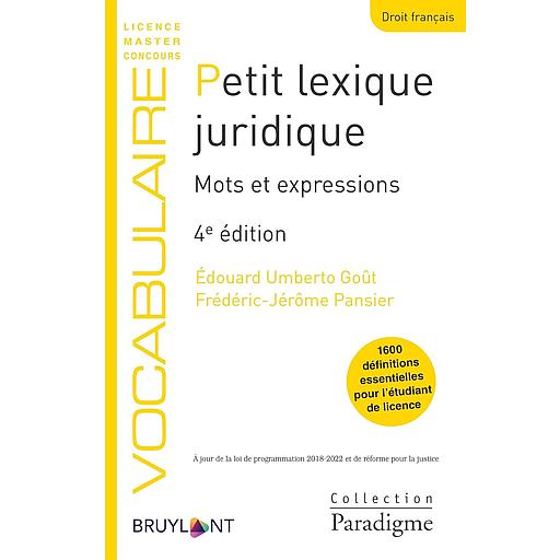CAMPUS -Petit lexique juridique