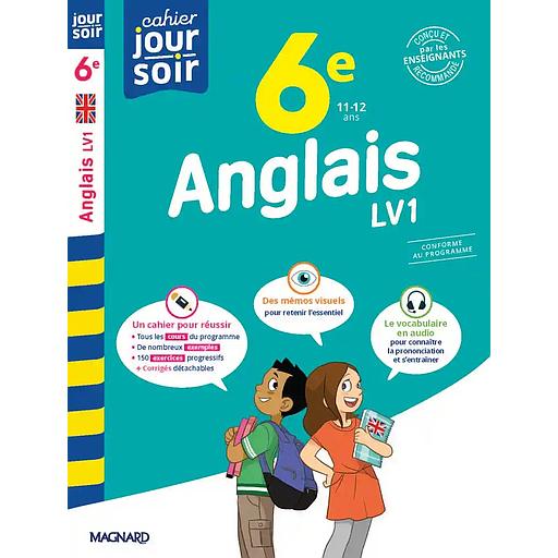 Cahier du jour/cahier du soir anglais 6e LV1