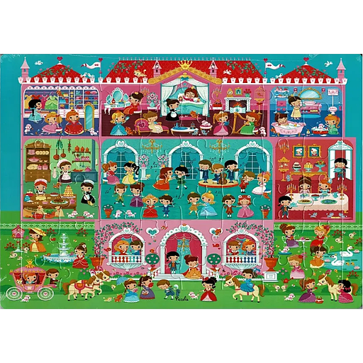 PUZZLE 48 PIECES -  LE CHATEAU DE PRINCESSES