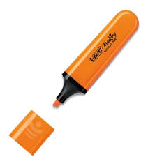 Surligneur - 6 mm - Orange fluo