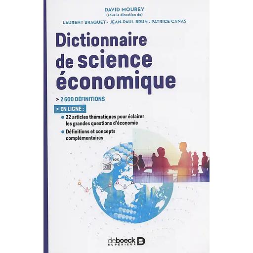 Dictionnaire de science économique