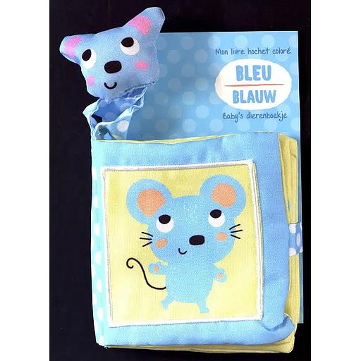 Mon livre hochet coloré Bleu