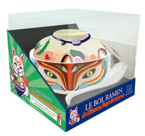Le bol ramen de l'esprit renard Kitsune