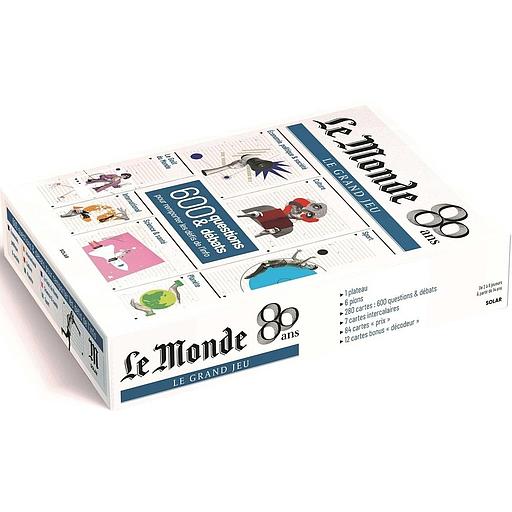 Le Grand Jeu du Monde : 1 plateau de jeu + cartes + 6 pions