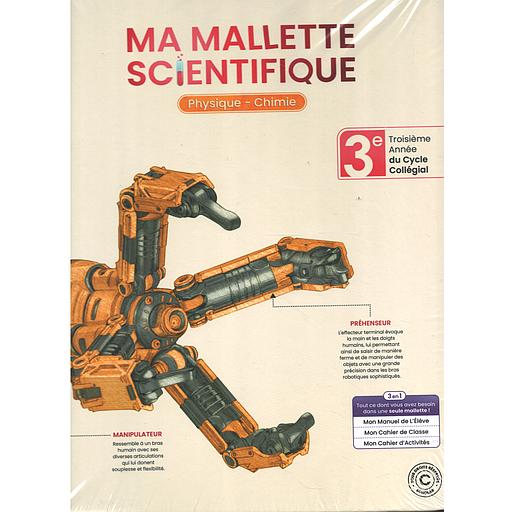Ma Malette Scientifique 3AC Physique-Chimie (Le Manuel+Le Cahier de classe+Le Cahier d'activités)