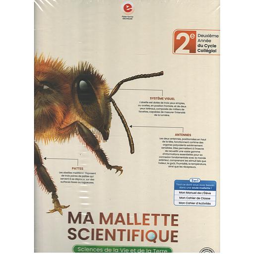 Ma Malette Scientifique 2AC SVT (Le Manuel+Le Cahier de classe+Le Cahier d'activités)