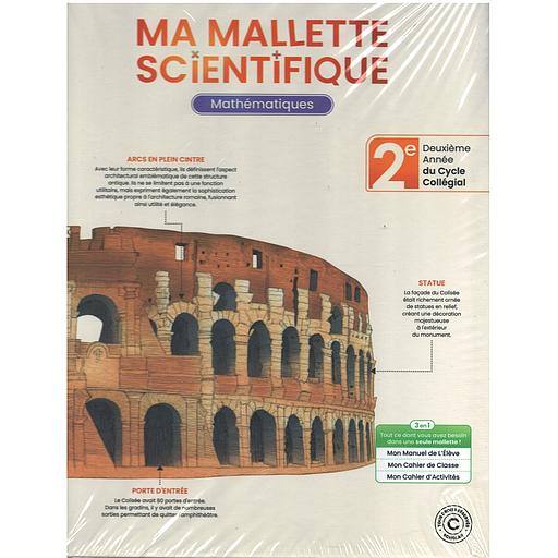 Ma Malette Scientifique 2AC Mathématiques (Le Manuel+Le Cahier de classe+Le Cahier d'activités)