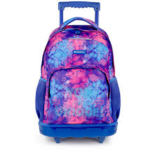 Cartable à Roulette Bleu + Trousse Gabol