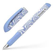 Stylo-plume Schneider Voice Bleu à carreaux