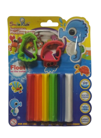 Pate à Modeler Smile Kids 6 Couleurs 80Grs