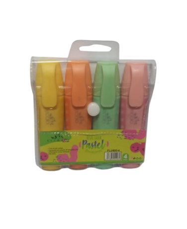 Pochette de 4 Surligneur Pastel
