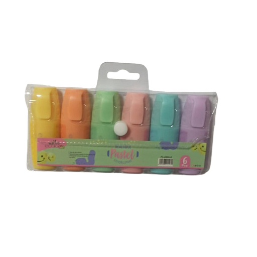 Pochette de 6 Surligneur Mini Pastel