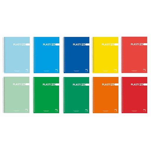 Registre avec Spiral 17*22 Polypro 200Pages 90 Grs 5*5