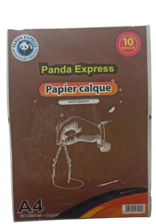 Papier Calque 10 Feuilles Panda Express