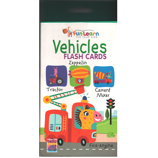 VEHICLES FLASH CARDS