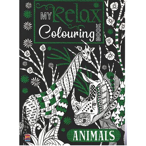 MY RELAX COLOURING ANIMALS BOOK