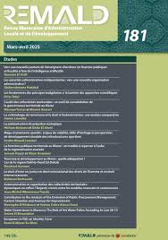 Revue Marocaine d'Administration Locale et de Développement n° 181 - المجلة المغربية للإدارة المحلية والتنمية العدد 181