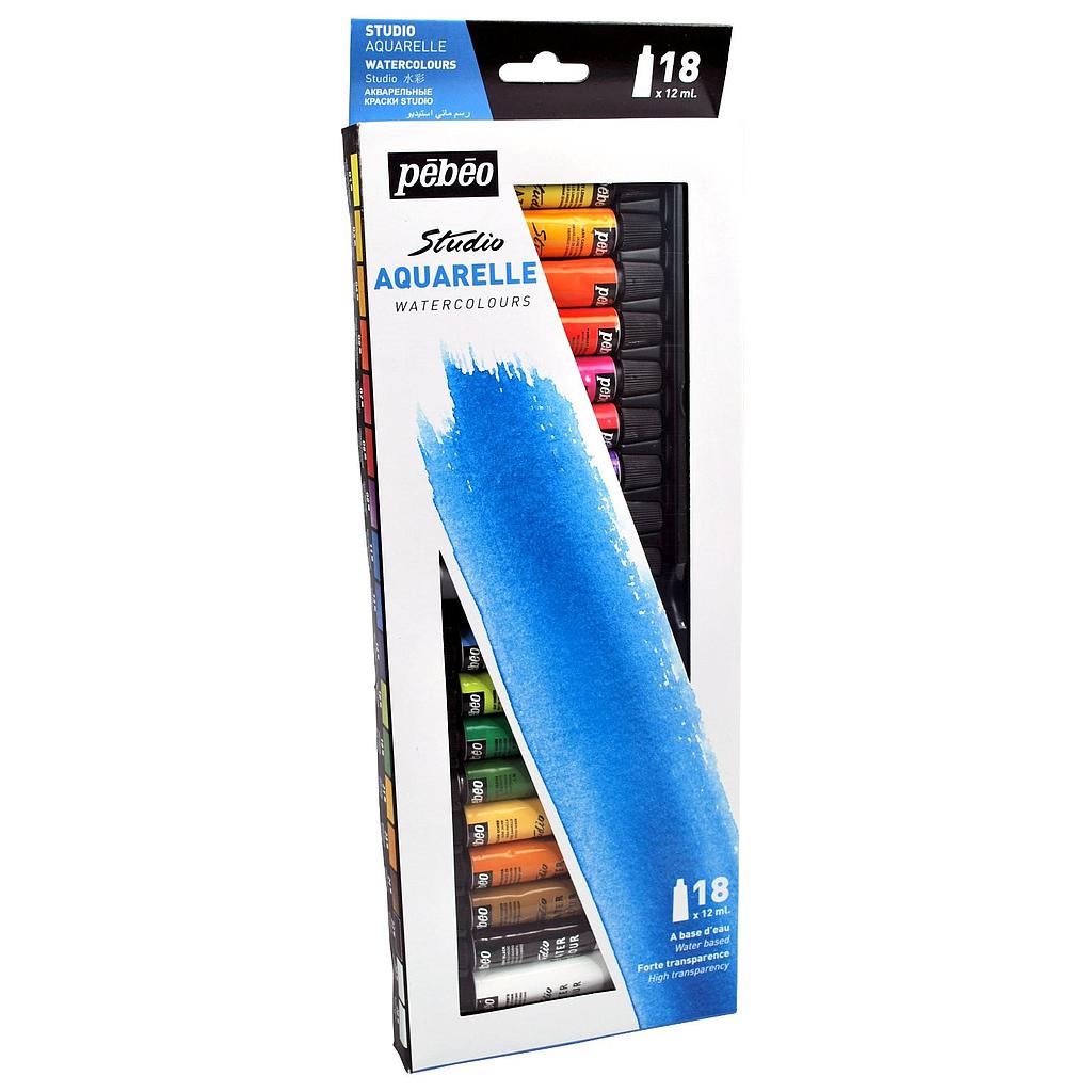 Etui De 18 Tubes Aquarelle Fine 12Ml