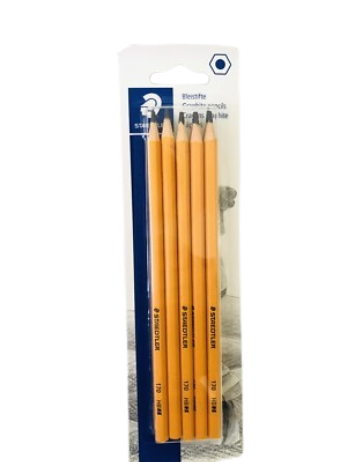 Set de 10 Crayon Graphite Hexagonal Noir HB2